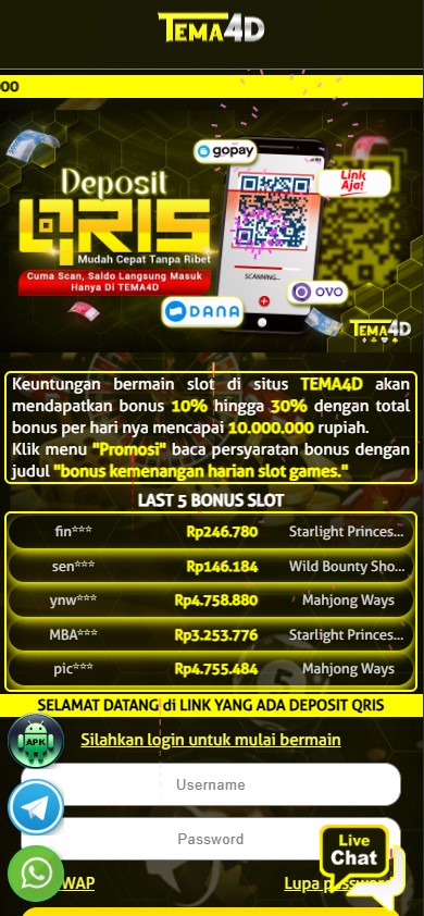 Situs Judi Online Tema4D