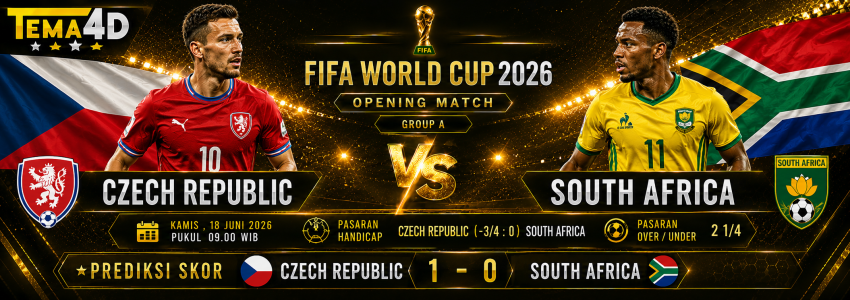 Prediksi Czech Republic vs South Africa Piala Dunia 2026 Duel Penentuan Nasib di Grup A