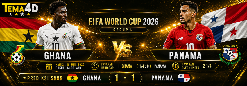Prediksi Ghana vs Panama Piala Dunia 2026