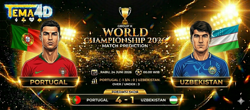 Prediksi Portugal vs Uzbekistan Piala Dunia 2026 Selecao Diunggulkan Raih Kemenangan Penting