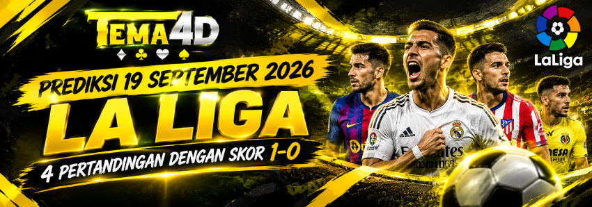 Prediksi 19 September 2026 La Liga 4 Pertandingan dengan Skor 1-0