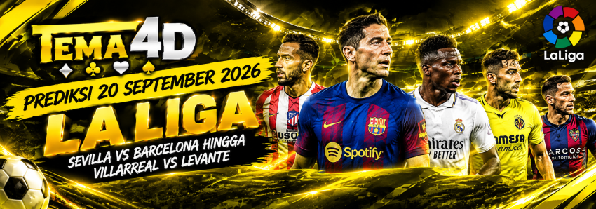 Prediksi 20 September 2026 La Liga Sevilla vs Barcelona hingga Villarreal vs Levante